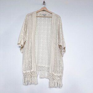 Lace Kimono Tunic Top XS/S